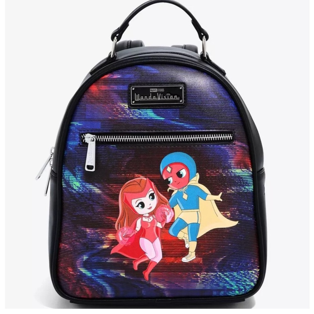 NWT Loungefly Marvel WandaVision Chibi Mini Backpack with Characters